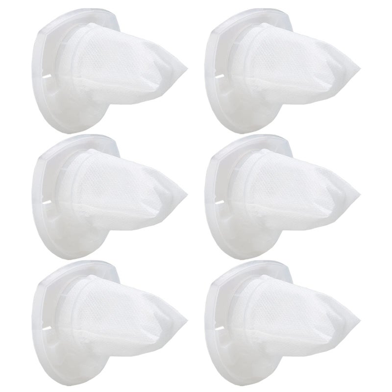 FFsign 6 Pack Replacement Vacuum Filter for Black & Decker Power Tools VF110 Vacuum CHV1410L CHV9610 CHV1210 CHV1510 CHV1410L32 90558113-01, Not for HHVI315JO32 HHVI315JO42 HHVI320JR02 HHVI325JR22 - Image 1